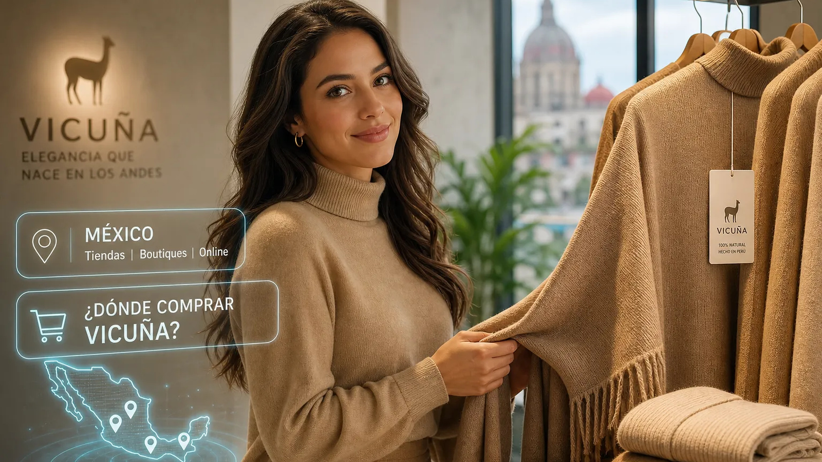 Prendas de vicuña de origen certificado disponibles en México