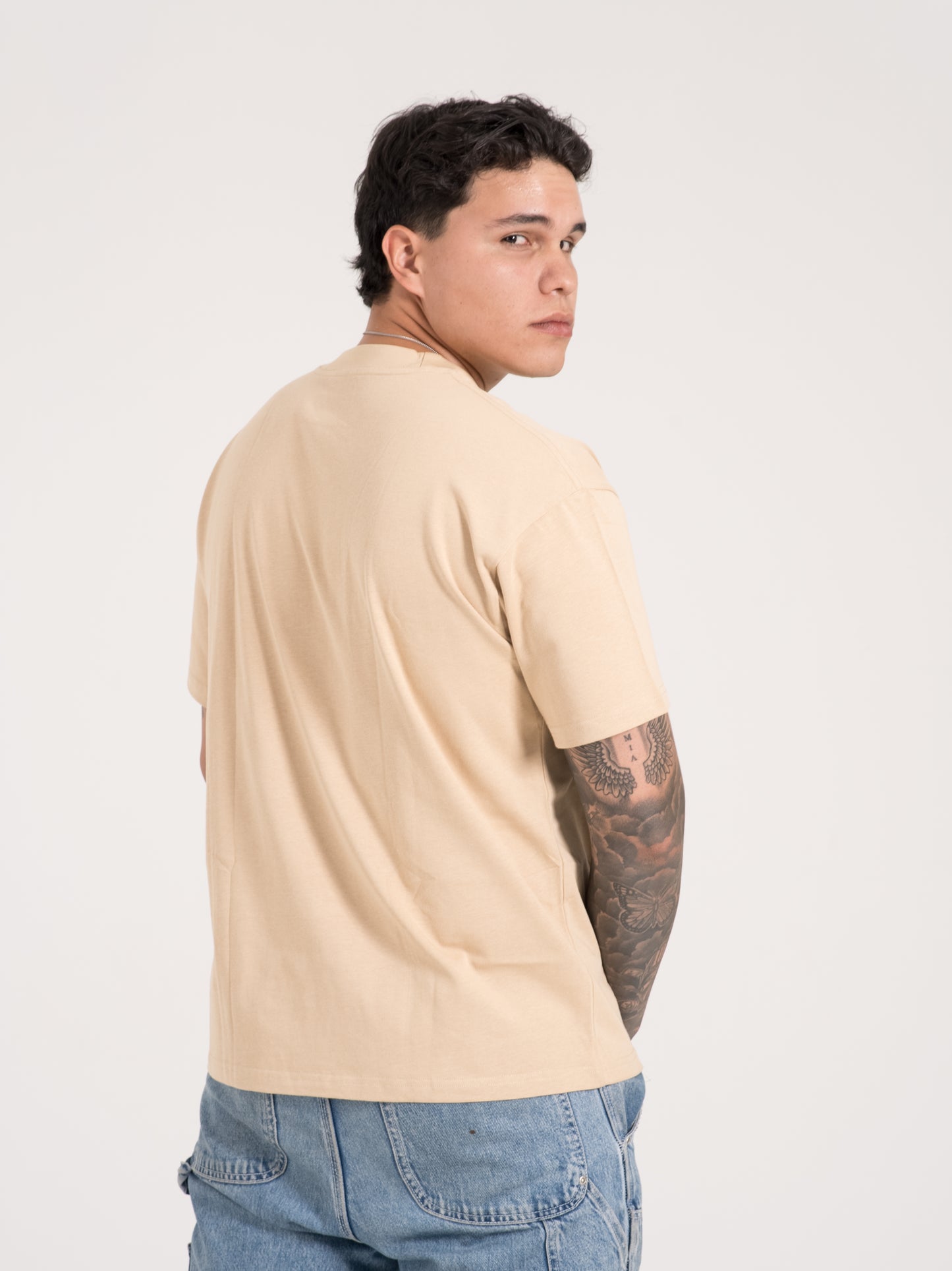 Playera Oversize de Hombre Lisa