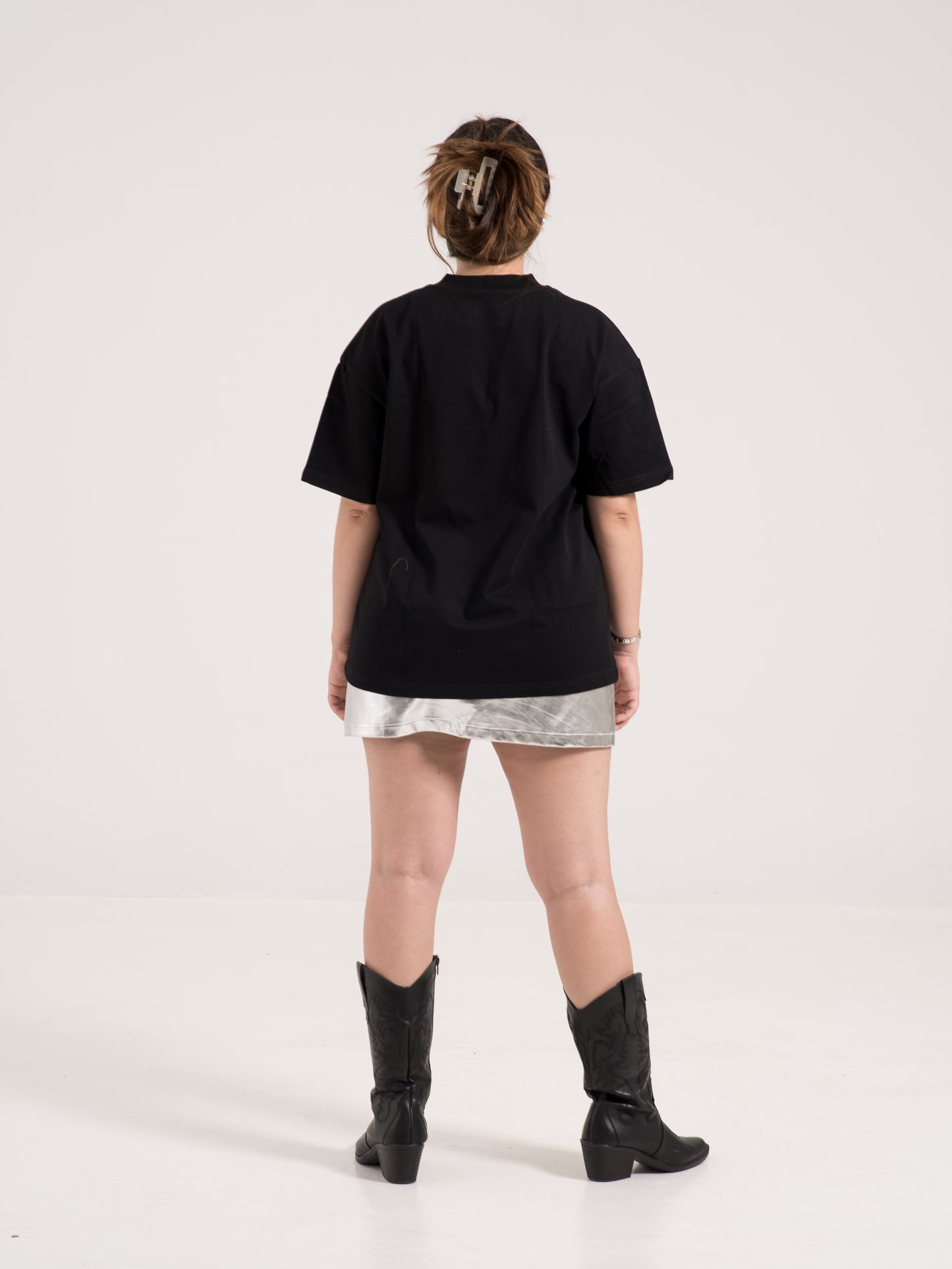 Playera Oversize de Mujer Lisa